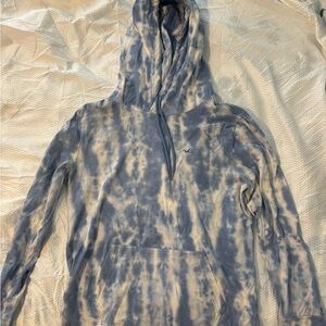Blue Hollister Tie-Dye Hoodie